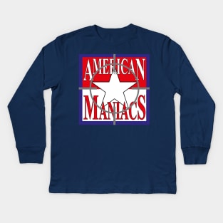 American Maniacs with Wayne Gale Kids Long Sleeve T-Shirt